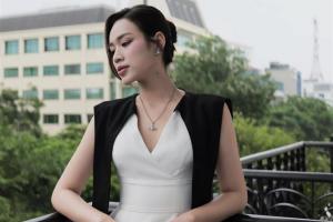Thời trang nữ tổng tài của Hoa hậu Đỗ Thị Hà khi lấn sân kinh doanh