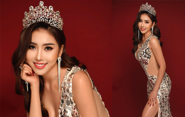Hoa hậu Trịnh Thanh Hồng nhuận sắc rực rỡ sau 5 tháng đăng quang.